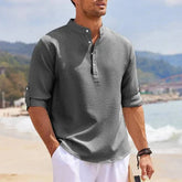 Men's Long Sleeve Shirt for Stylish Comfort and Modern Elegance - Himpall